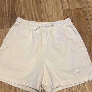 Nike Women’s White Athletic Fleece Shorts
